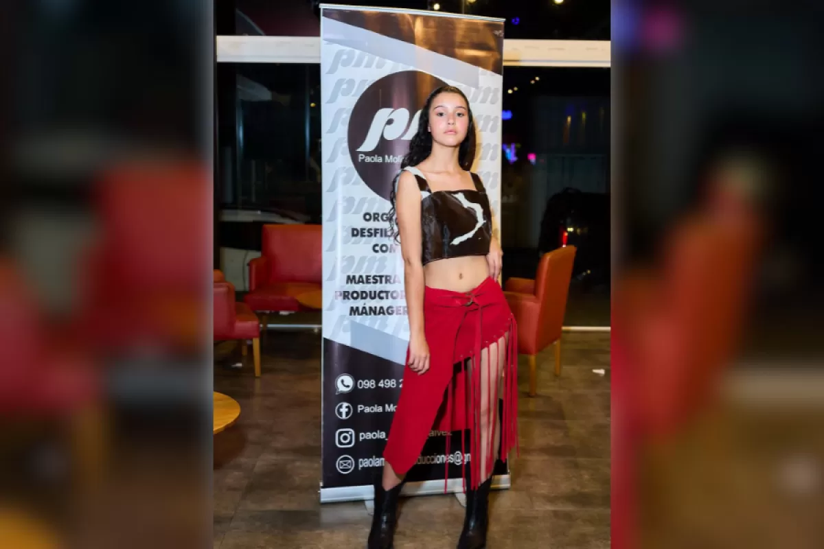Paulina Franco, la joven modelo uruguaya de 12 años que se prepara para brillar en el Diseño Fashion 360