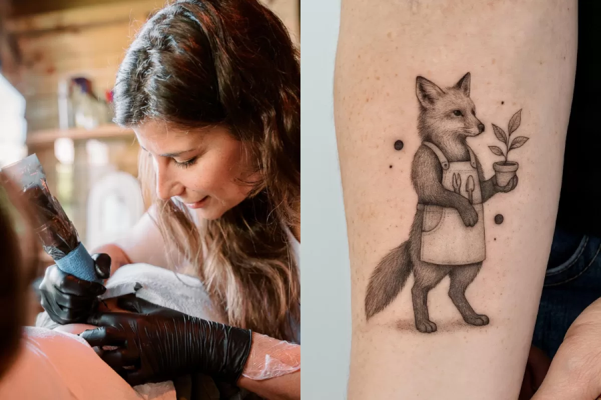 Inbar dej&oacute; el dise&ntilde;o industrial y hoy tat&uacute;a en distintos pa&iacute;ses con un estilo espiritual y natural