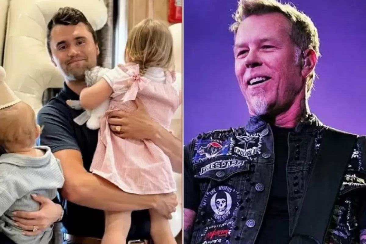 El gesto épico de James Hetfield: apoyo de por vida a los hijos de Charlie Kirk