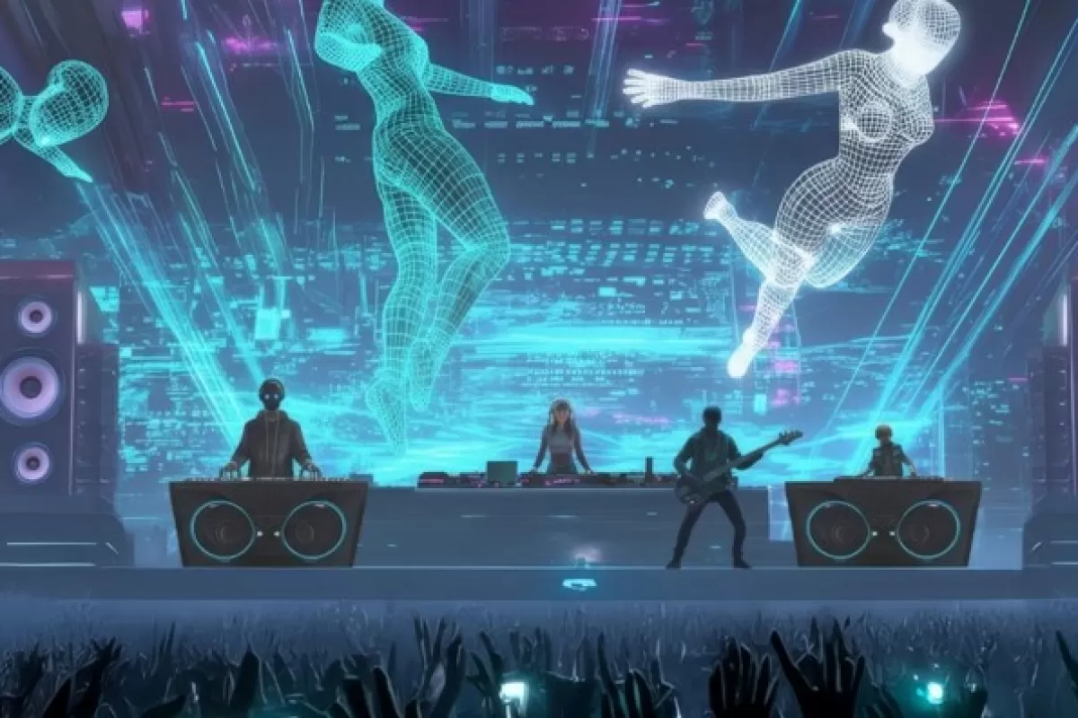 VIDEO | PEEC lidera una banda de inteligencia artificial que fusiona pop rock con sonidos urbanos