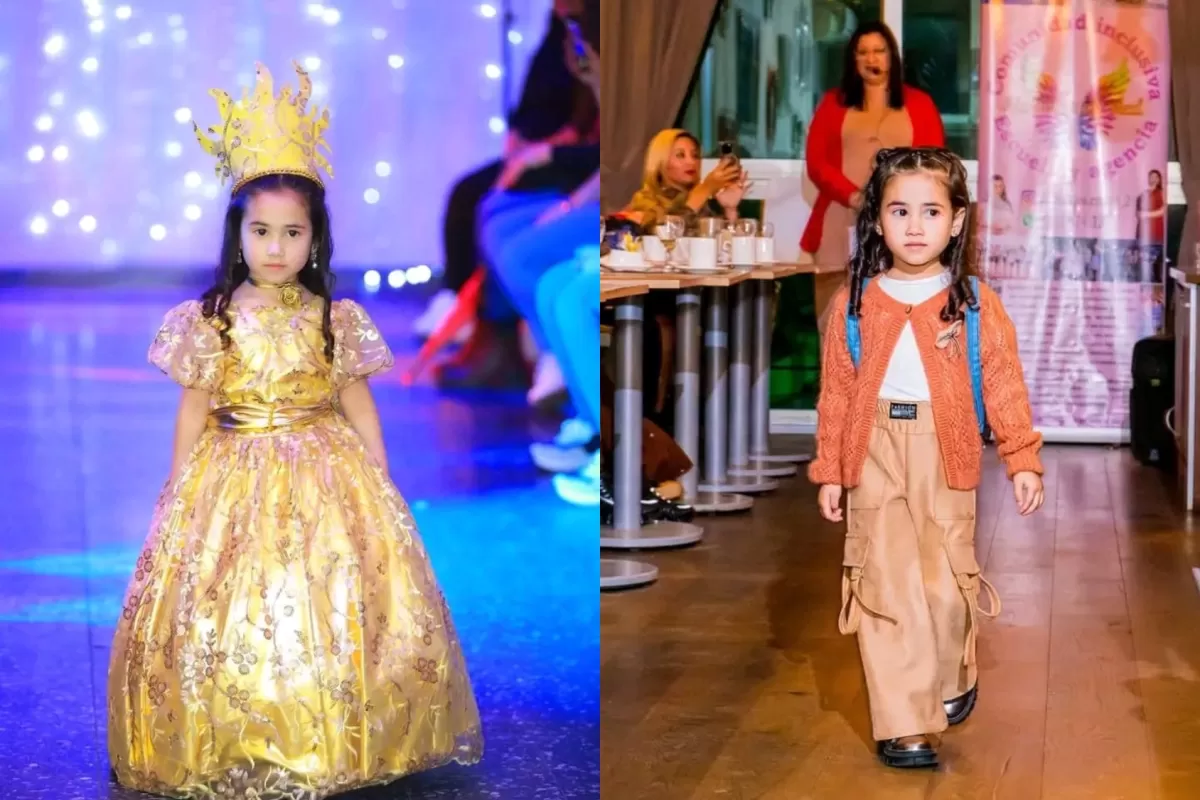 Julieta Flores tiene 5 a&ntilde;os y ya particip&oacute; en desfiles, cert&aacute;menes y producciones en Uruguay y Argentina