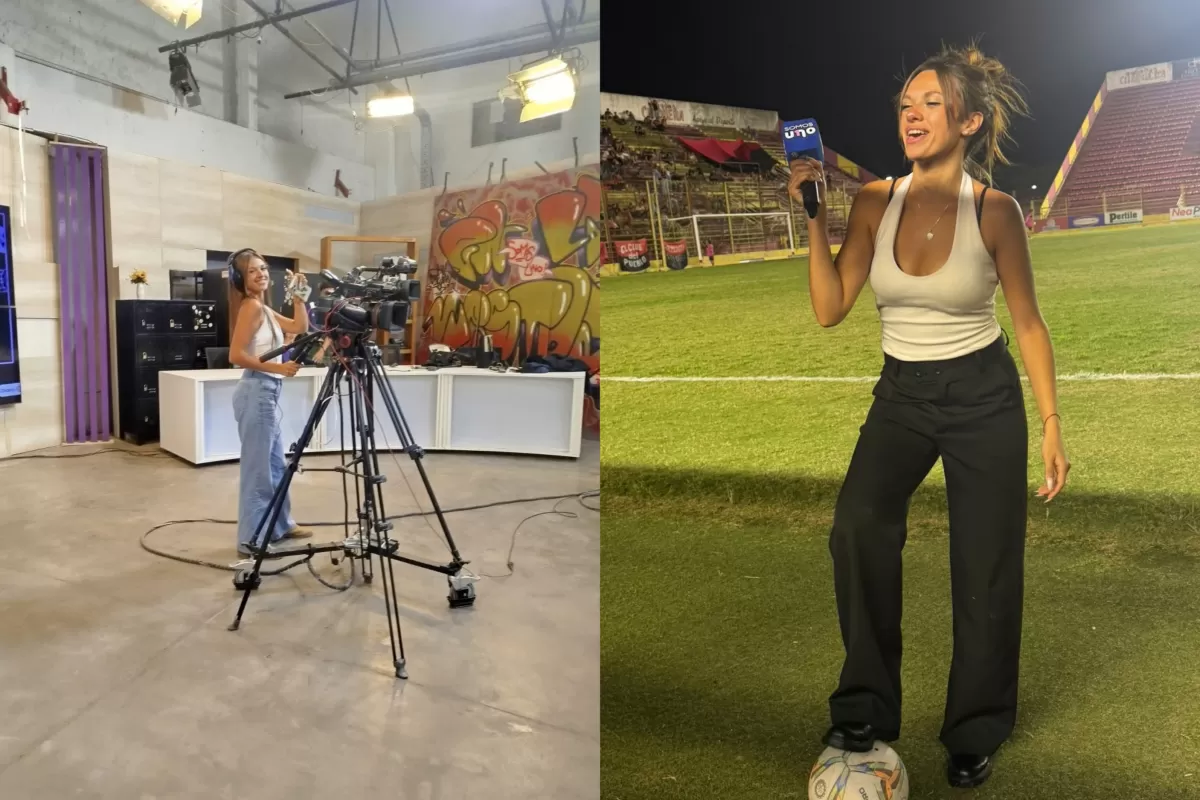 Josefina Gronda, la joven de Chaco que combina el modelaje con su pasi&oacute;n por el periodismo deportivo