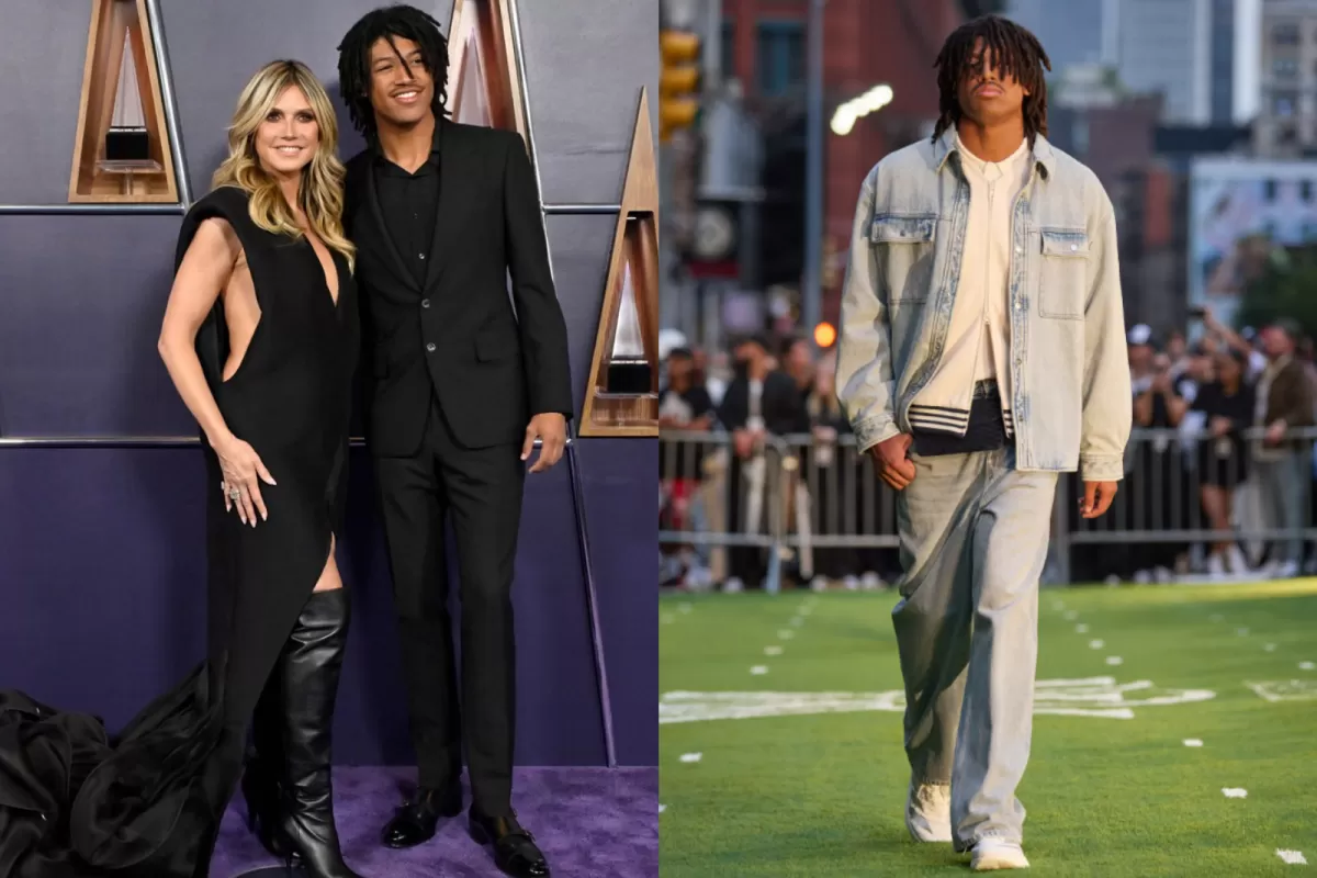 De París a Nueva York: el hijo de Heidi Klum, Henry Samuel, impacta en el desfile de Kith y recibe el apoyo total de su madre