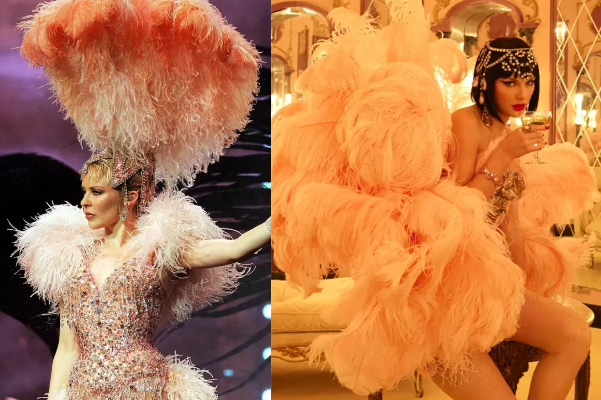 Kylie Minogue responde a las comparaciones con Taylor Swift: "La vida de showgirl es mucho más que plumas y brillo"