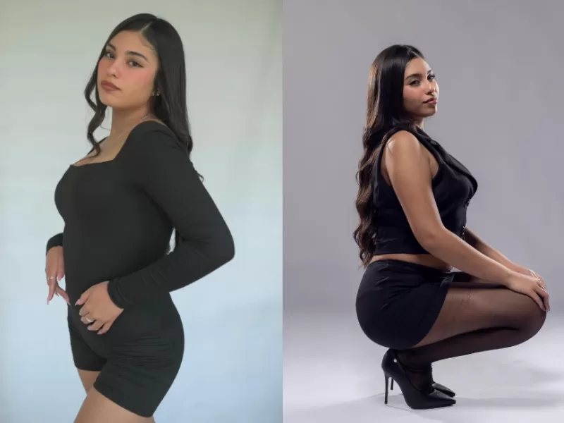 Lara Martina comenzó en la moda con fotos propias y busca llegar a producciones profesionales