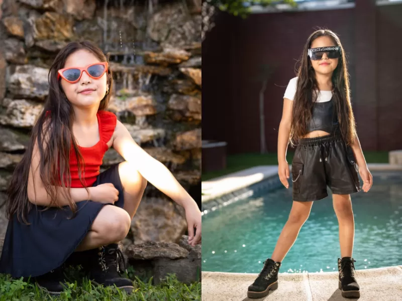 Tiene 7 años y ya estuvo en desfiles y streamings: el futuro que imagina Elu