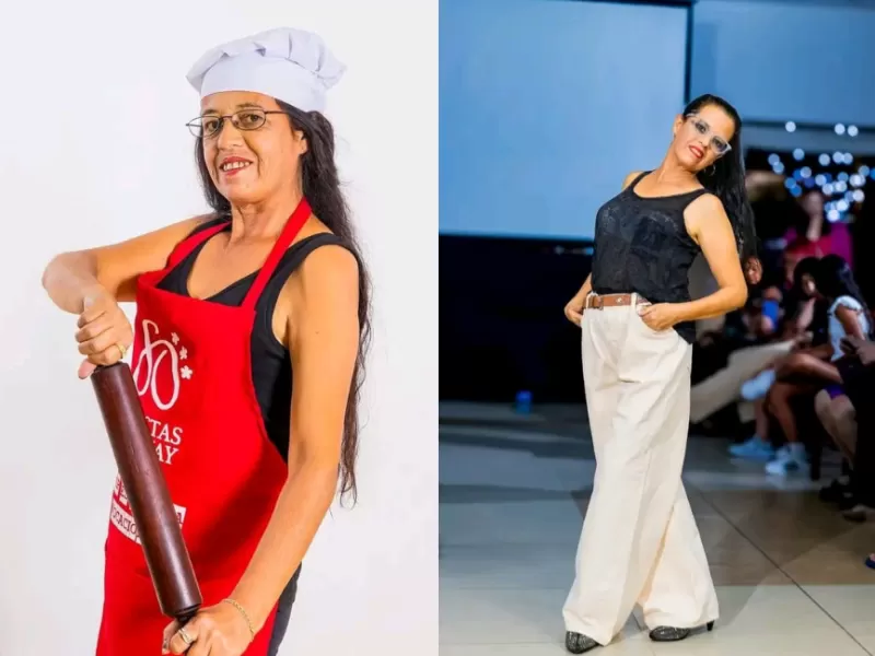 La uruguaya Miriam Pinto Fagúndez habló de su paso por desfiles, su trabajo con reciclaje y la ayuda a vecinos