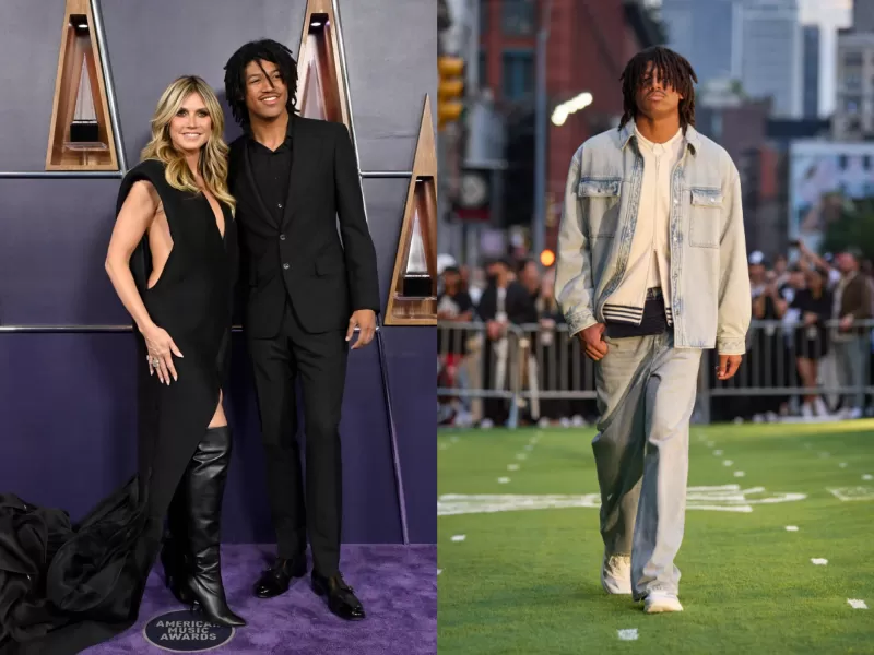 De París a Nueva York: el hijo de Heidi Klum, Henry Samuel, impacta en el desfile de Kith y recibe el apoyo total de su madre