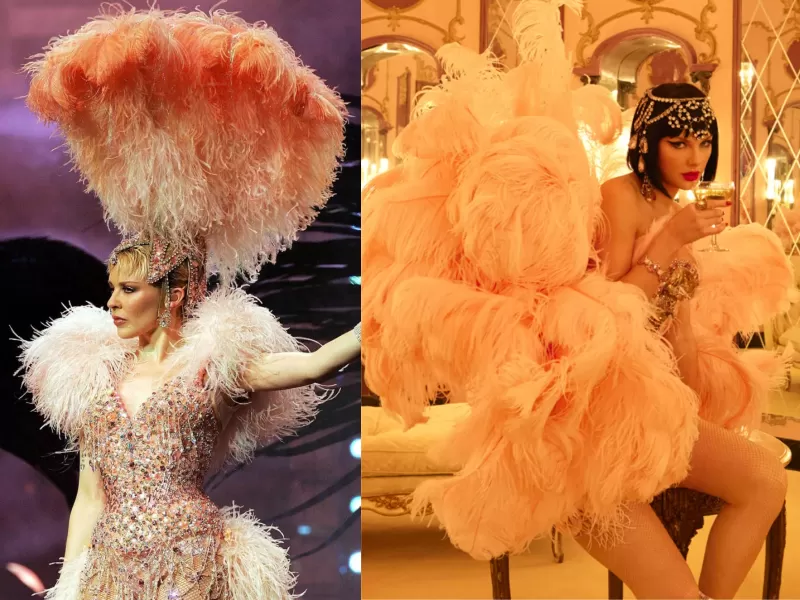 Kylie Minogue responde a las comparaciones con Taylor Swift: "La vida de showgirl es mucho más que plumas y brillo"