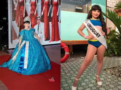 La ni&ntilde;a uruguaya que ya gan&oacute; coronas internacionales y apunta a Miss Universo